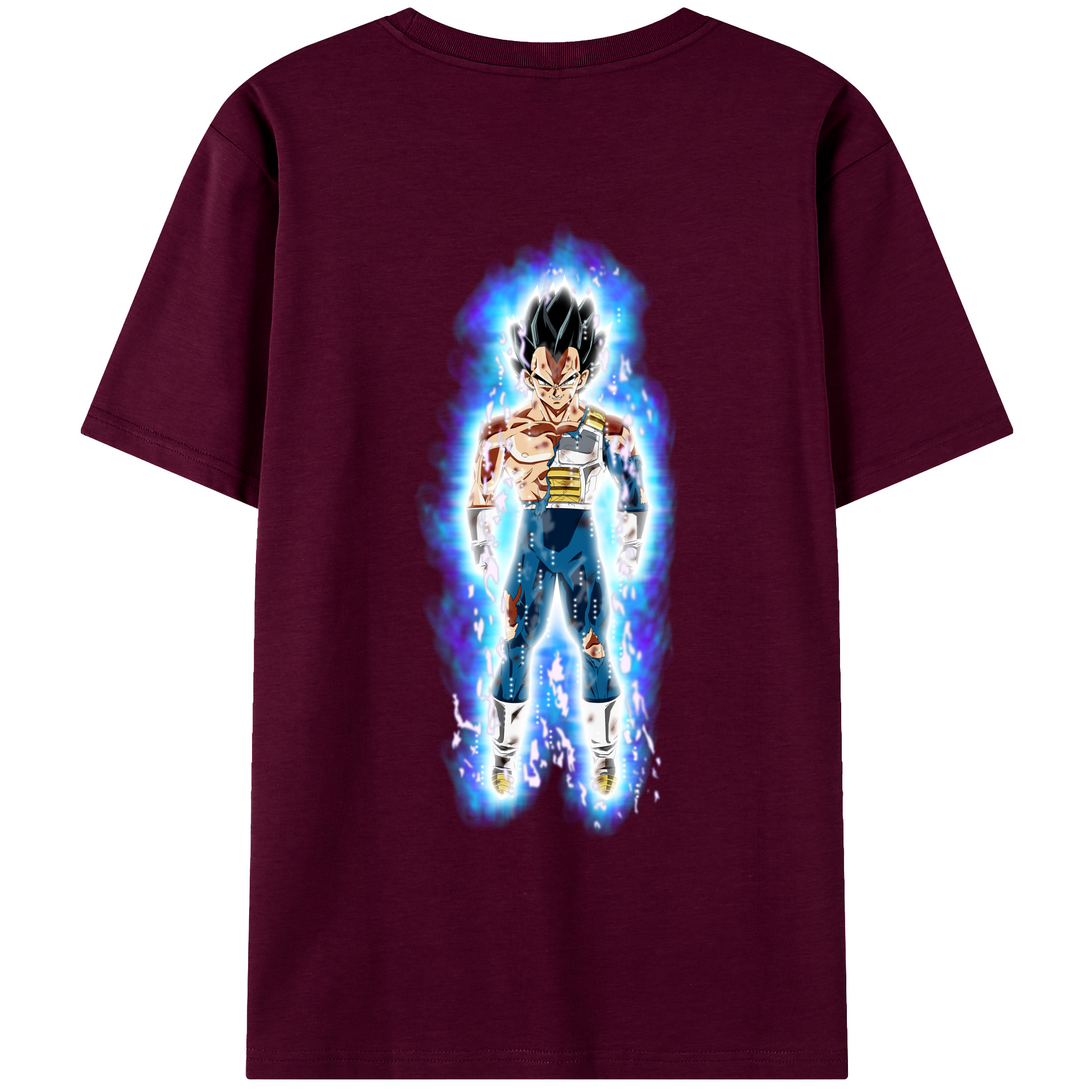 （画像用） ドラゴンボール ベジータ四世（Bejīta Yonsei）DRAGON BALL Vegeta IV レディース半袖Tシャツ(バックプリント)